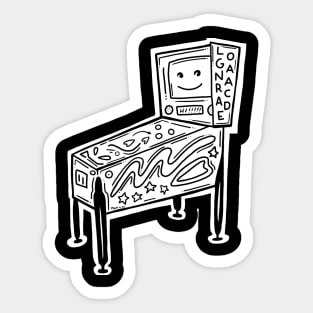 Smiling Pinball by Tavi Veraldi Sticker